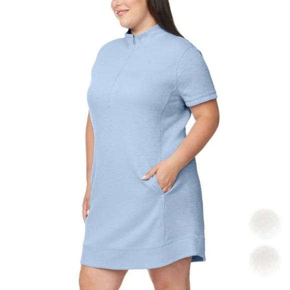 New Legendary Outfitters Ladies' Quarter Zip Dress Blue Size XL - Picture 6 of 7